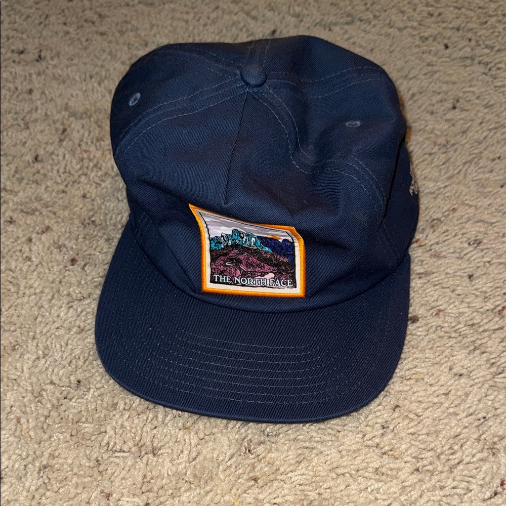 The North Face Dark Blue Cap with Patch